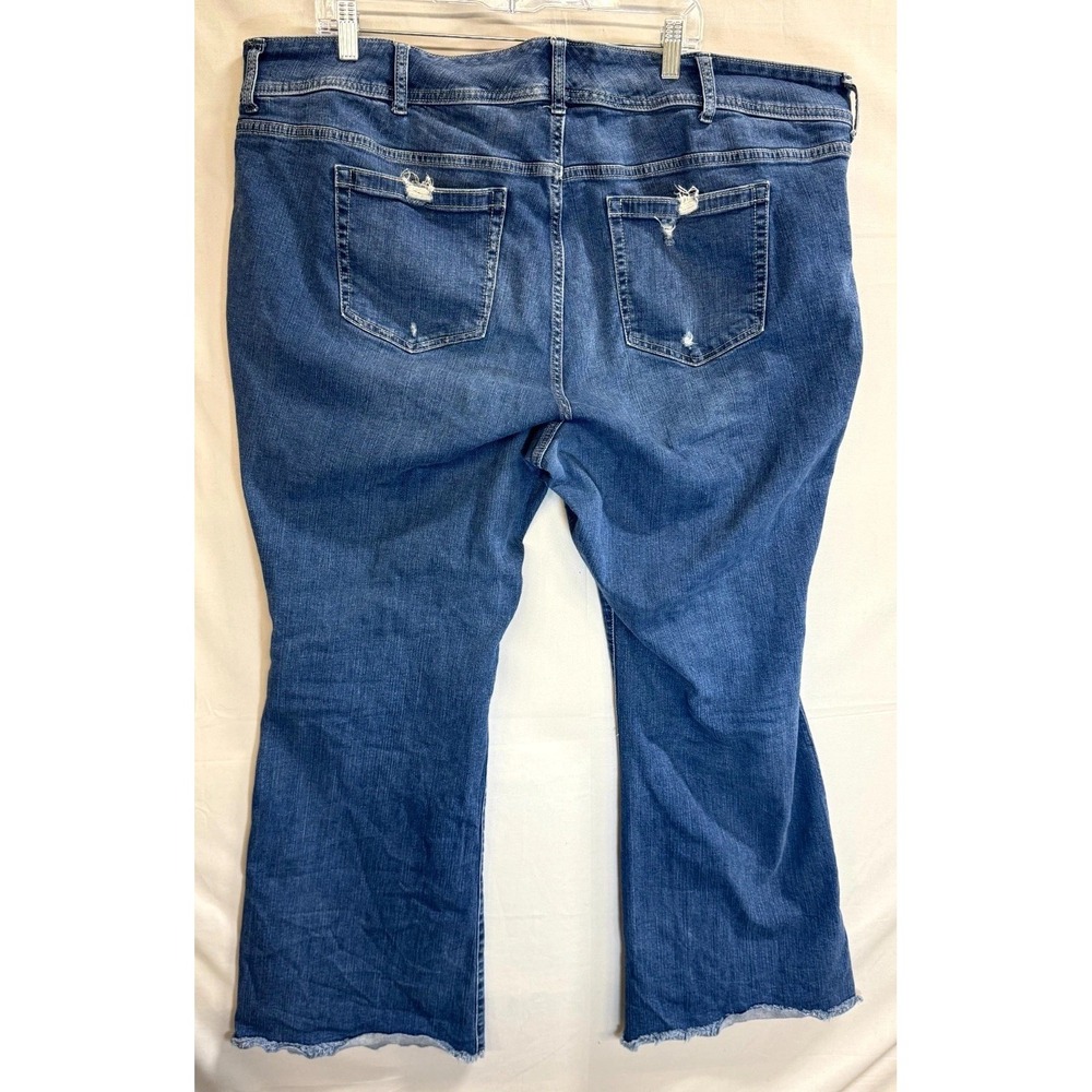 Torrid Feel The Fit Vintage Stretch Jeans Women 24 Blue Denim Mid Rise Flare Leg